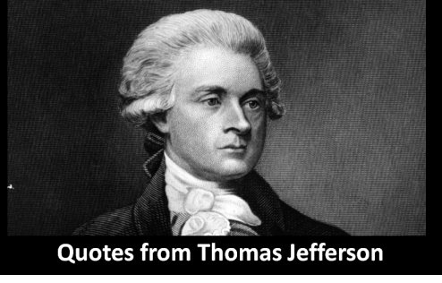 Quotes and sayings from Thomas Jefferson